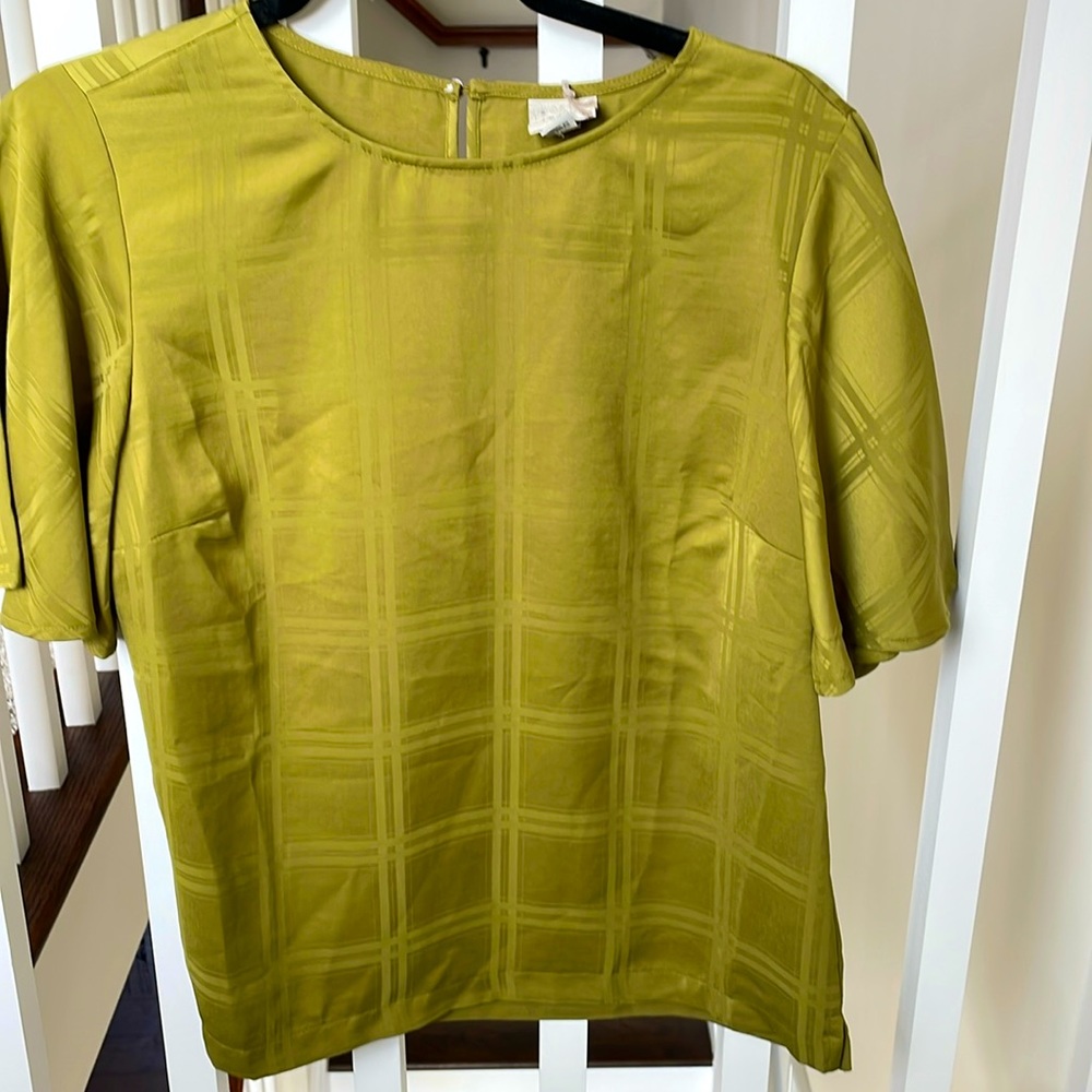 Green blouse by A New Day. Green size Small